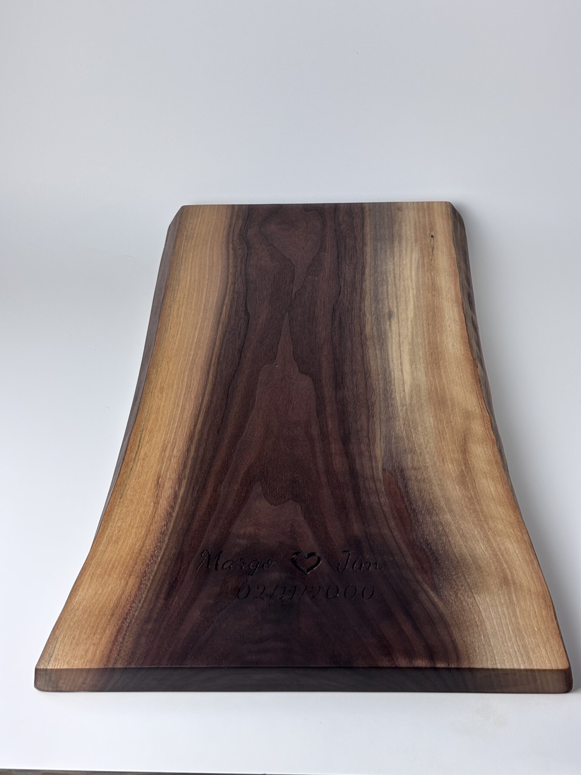 Handmade Live Edge Walnut Charcuterie Board