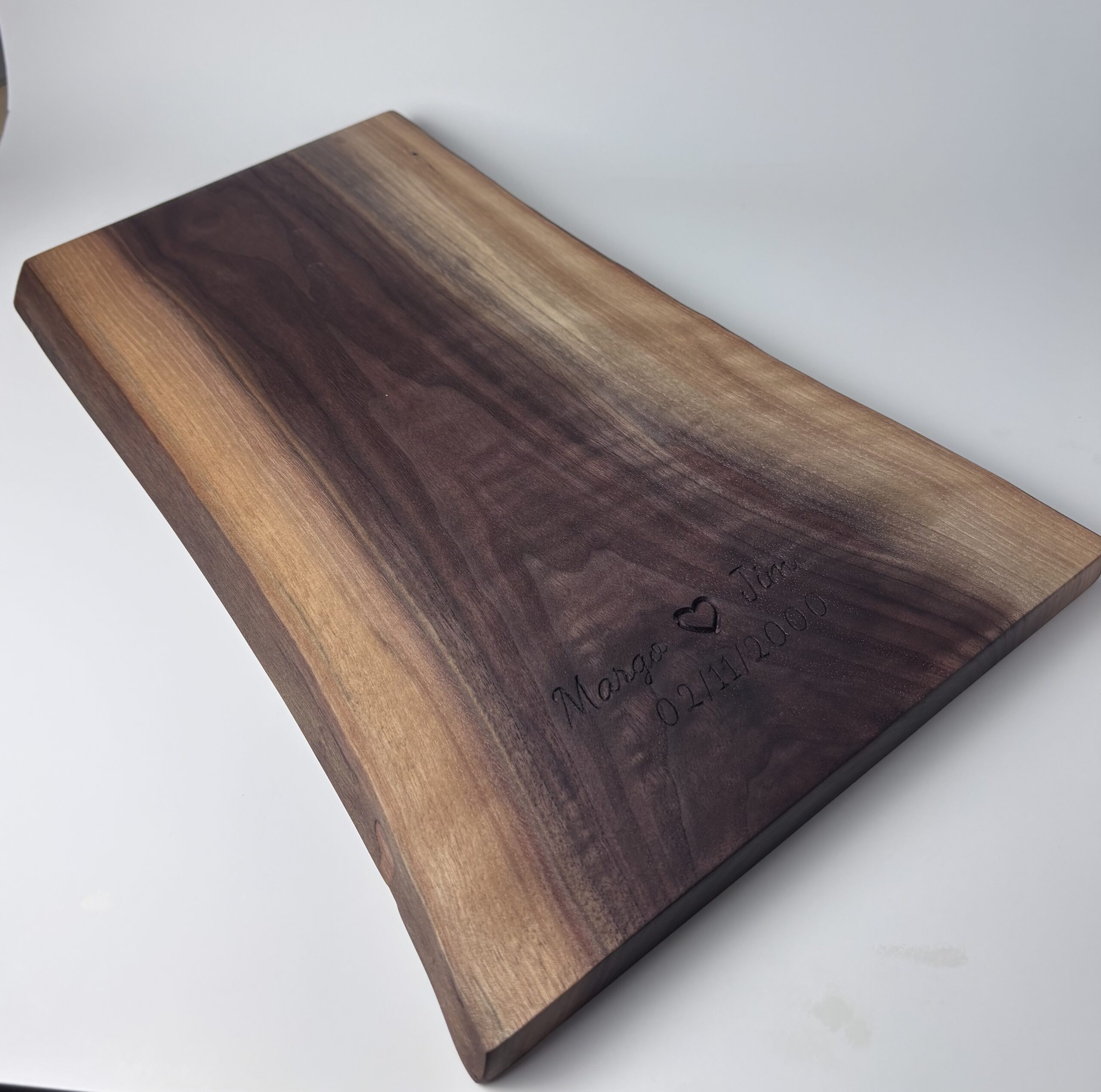 Handmade Live Edge Walnut Charcuterie Board - Image 2